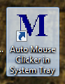 Launch Auto Mouse Clicker in System Tray